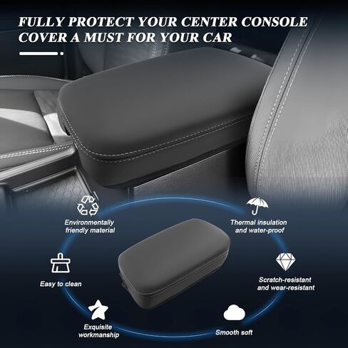 BIBIBO 2025 Frontier Center Console Cover for 2022-2025 Nissan Frontier S/SV/Pro-X/Pro-4X/SL Arm Rest Cover Nissan Frontier Interior Accessories 2025-2022 Frontier Trucks Armrest Cover (Thick-B) in Saudi Arabia