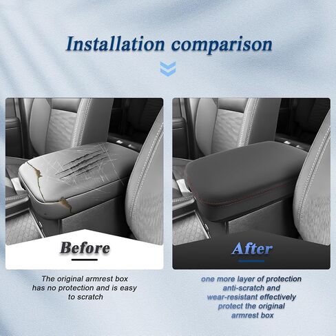 BIBIBO 2025 Frontier Center Console Cover for 2022-2025 Nissan Frontier S/SV/Pro-X/Pro-4X/SL Arm Rest Cover Nissan Frontier Interior Accessories 2025-2022 Frontier Trucks Armrest Cover (Thick-B) in Saudi Arabia