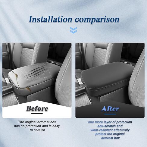 BIBIBO 2025 Frontier Center Console Cover for 2022-2025 Nissan Frontier S/SV/Pro-X/Pro-4X/SL Arm Rest Cover Nissan Frontier Interior Accessories 2025-2022 Frontier Trucks Armrest Cover (Thick-B) in Saudi Arabia