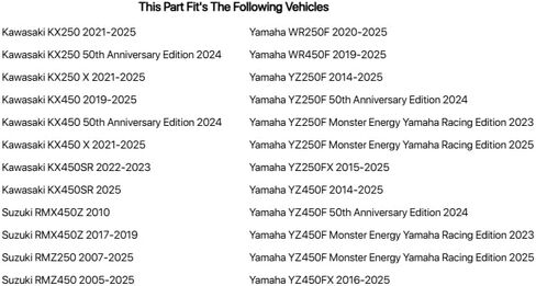 مجموعة محمل وختم العجلة الأمامية لـ Yamaha WR250F 2020-2024 in Saudi Arabia