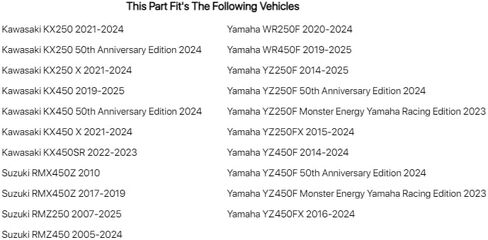 مجموعة محمل وختم العجلة الأمامية لـ Yamaha WR250F 2020-2024 in Saudi Arabia