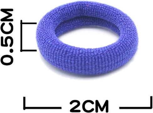 300 Pcs Baby Girls Hair Ties - Small Size Elastic Hair Ties for Baby Girls Infants Toddlers Multicolor Hair Bands Elastic Ponytail Holder (White Black) in Saudi Arabia