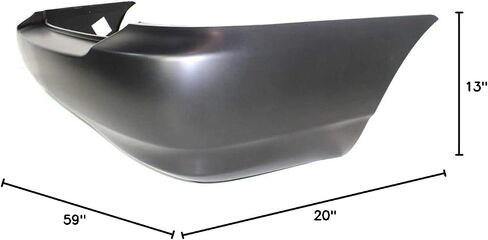 MBI AUTO - بديل غطاء المصد الخلفي لسيارة 2003-2008 Toyota Corolla Sedan 03-08، TO1100208 in Saudi Arabia