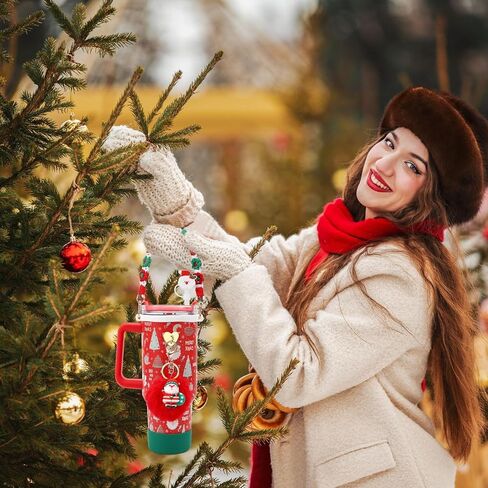 ملحقات الأكواب لكوب ستانلي سعة 30 أونصة و40 أونصة بمقبض، بما في ذلك حزام مقبض زجاجة المياه، وحذاء كوب ستانلي من السيليكون، وغطاء من القش من السيليكون in Kuwait