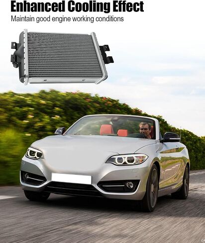 مشعاع تبريد المحرك مناسب لسيارات BMW 228i 320i 328i 330e 335i 340i 428i 435i 440i M235i M240i 2012-2021 استبدال 606296 7628057 17117628057 in Kuwait