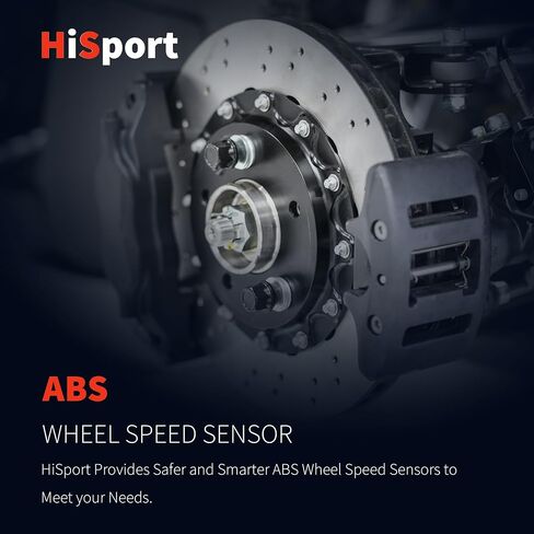 HiSport 2PCS ABS Wheel Speed Sensor Rear Driver and Passenger Side Compatible with BMW ActiveHybrid 3 M235I 118I 120I 220I 228I 230E 320I 328D 328I 330E 330I 335I 335IS 440I Replacement for ALS2724 in Saudi Arabia