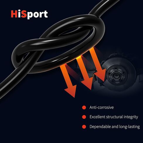 HiSport 2PCS ABS Wheel Speed Sensor Rear Driver and Passenger Side Compatible with BMW ActiveHybrid 3 M235I 118I 120I 220I 228I 230E 320I 328D 328I 330E 330I 335I 335IS 440I Replacement for ALS2724 in Saudi Arabia