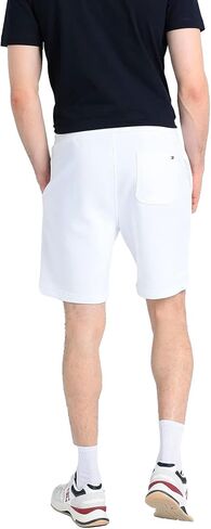 Tommy Hilfiger Men Men Solid Tommy Logo Sweatshort ، Black ، L. in Kuwait