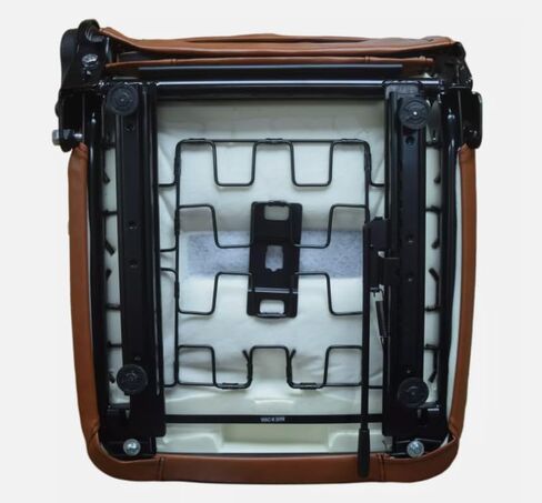Zero Turn Mower Seat with Slides; Compatible with SCAG Tiger Cat Series: STC48V, STC52V, STC61V; & Turf Tiger: STT61V; & More; Replaces Number 9292; Premium OEM Style Brown; 201011BR-SC1 in Saudi Arabia
