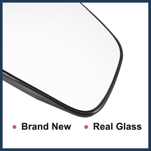 for Chevrolet Trax for Buick Encore - Pack of 1 White Glass Car Rearview Passenger Right Side Heated Mirror Glass Replacement W/Backing Plate Fit in Saudi Arabia