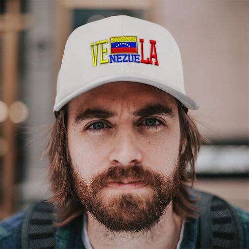 Speedy Pros Baseball Caps for Men & Women Embroidered Venezuela Country Flag Caracas Spanish Ladies & Men Baseball Hats in Saudi Arabia