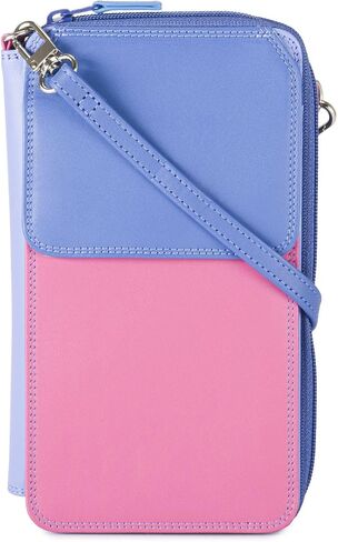 mywalit Multi-Color Purse With Shoulder Strap | 16 Cards, Phone & Coin Pockets in Saudi Arabia