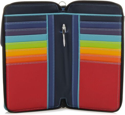 mywalit Multi-Color Purse With Shoulder Strap | 16 Cards, Phone & Coin Pockets in Saudi Arabia