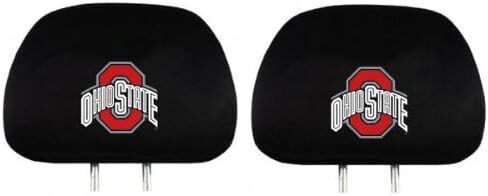 Ohio State University Head Rest Cover and Floor mat. Wow! Logo On Front and Rear Auto Floor Liner. You get 2 headrest covers and 4 Floor Mat in this gift set. Perfect to Ohio State Buckeyes Fan in Saudi Arabia