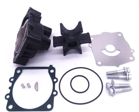 مجموعة مضخة مياه SouthMarine Boat Motor 68V-W0078-00 مع مبيت لمحرك Yamaha 115HP F115 الخارجي، يناسب Sierra Marine 18-3523-1 in Saudi Arabia