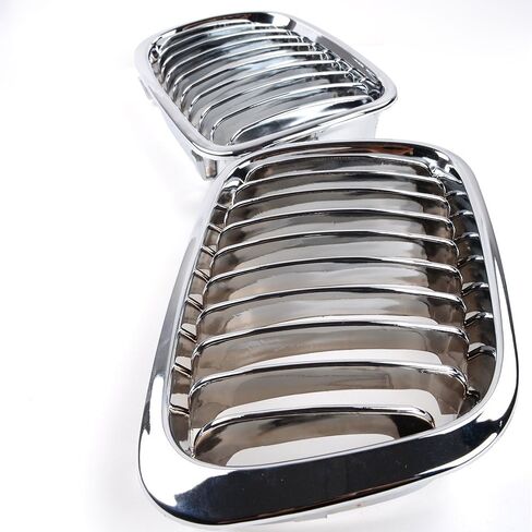 Astra Depot Left Right Chrome E46 Kidney Grille Replacement for BMW 2002-2006 320i 325i 325xi 330i 330xi Sedan in Saudi Arabia