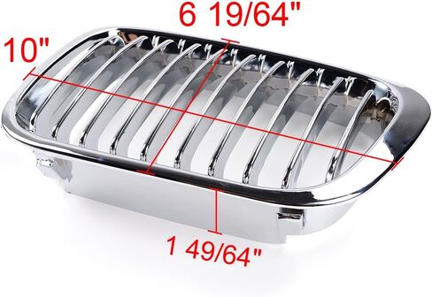 Astra Depot Left Right Chrome E46 Kidney Grille Replacement for BMW 2002-2006 320i 325i 325xi 330i 330xi Sedan in Saudi Arabia