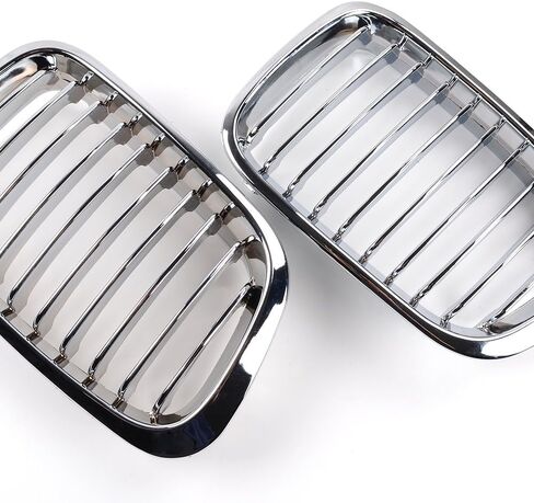 Astra Depot Left Right Chrome E46 Kidney Grille Replacement for BMW 2002-2006 320i 325i 325xi 330i 330xi Sedan in Saudi Arabia
