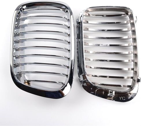 Astra Depot Left Right Chrome E46 Kidney Grille Replacement for BMW 2002-2006 320i 325i 325xi 330i 330xi Sedan in Saudi Arabia