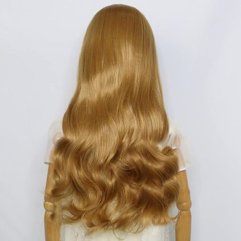 Kids Orange Wig Girls Red Orange Wig Long Fluffy Curly Wig Ginger Princess Cosplay Wig Heat Resistant Synthetic Halloween Costume Wig with Wig Cap (Orange) in Kuwait