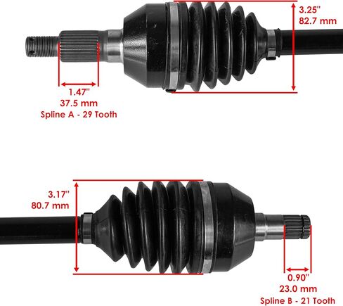 Caltric 705402099 705401830 705402100 705401829 Front CV Axles Compatible with Can Am Maverick X3 Turbo R 2018 / Maverick X3 Max Turbo R 2018 2020 Left and Right in Saudi Arabia