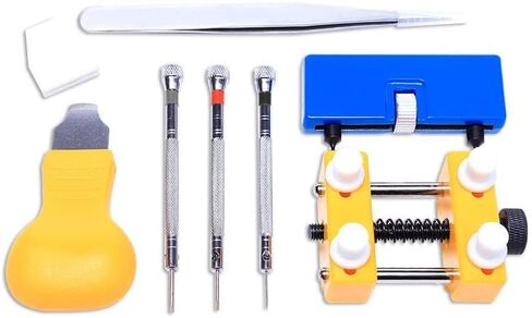 7pcs/set Watch Repair Tool Watch Repair Kit Tool Set Watch Tool Set for Removing and Replacing Battery Tools in Saudi Arabia