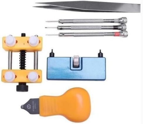 7pcs/set Watch Repair Tool Watch Repair Kit Tool Set Watch Tool Set for Removing and Replacing Battery Tools in Saudi Arabia