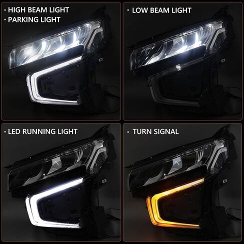 FIONE Full LED Headlights Assembly Compatible with Chevy Tahoe/Suburban 2021 2022 2023 WITH LED Running Light Factory Headlamps Left Driver Side LH in Saudi Arabia