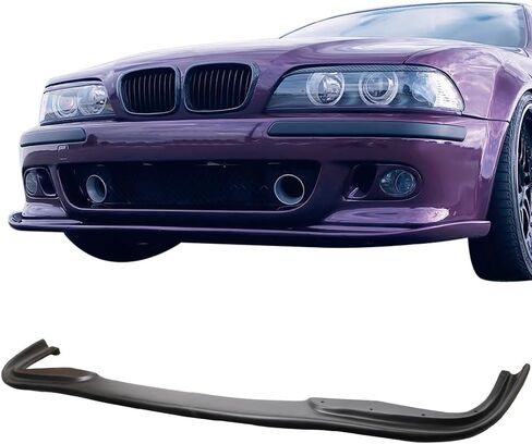 الشفة الأمامية الممتصة للصدمات متوافقة مع سلسلة BMW E39 5 1996-2003، H Style PP Black Front Lip Spoiler Splitter من IKON MOTORSPORTS، 1997 1998 1999 2000 2001 2002 in Saudi Arabia