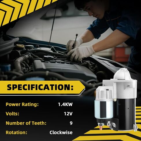 Starter Motor 21163-0751 متوافق مع Kawasaki KAF820 Mule Pro-FX 2016-2019 Pro-FXT 2015-2020 Pro-FXR 2020 استبدال 211630751 435-517 1400-0144 in Saudi Arabia