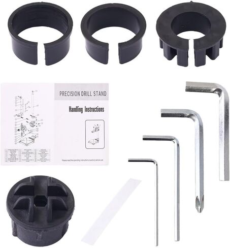 Drill Press Stand for Drill & Mini Bench Clamp Flat Table, Japard Adjustable Drill Depth Up to 2.4", Spindle Collar Diameter 38mm-43mm, Attachable to Electric Drills in Kuwait