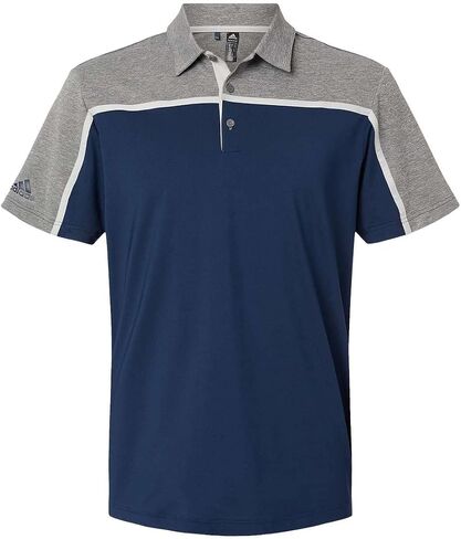 adidas Mens Ultimate Colorblocked Polo, 4XL in Saudi Arabia