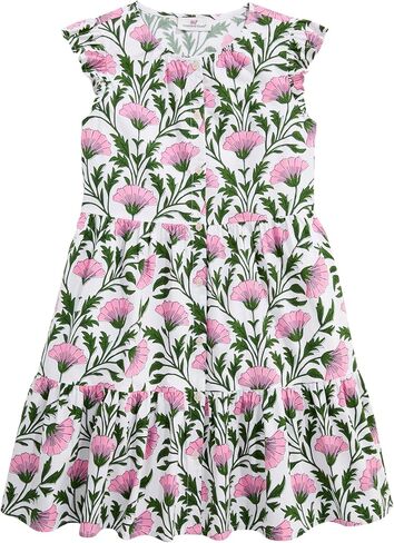 vineyard vines Girls' Evie Poplin Dress in Saudi Arabia