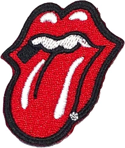 Men's Rolling Stones Classic Tongue Embroidered Patch Red in Saudi Arabia
