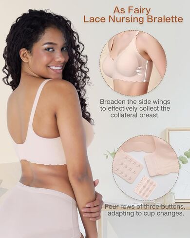 Maternity Bras for Pregnancy Nursing Bras for Breastfeeding Lace Nursing Bralette Full Coverage in Saudi Arabia