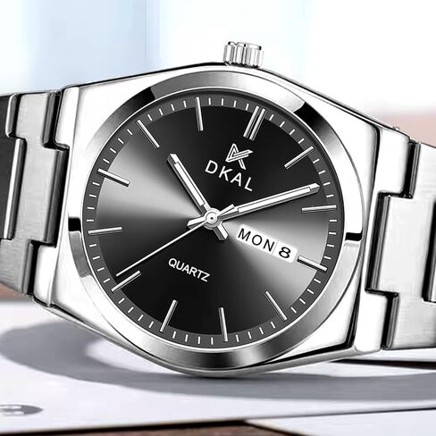 Watches for Men Business Dress Quartz Analog Luminous Hands Scratch-Resistant Water Resistant in Saudi Arabia