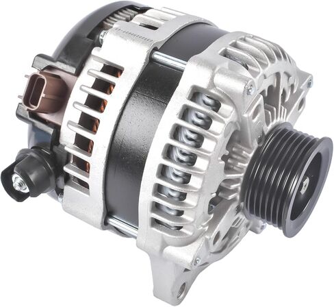 220A 12V المولد 6-الأخدود استبدال بكرة لفورد F-150 2011-2017 V6 3.5L 3.7L #1042110070 FL3T10300DA FL3T-10300-DA، FL3Z-10346-D GELUOXI in Saudi Arabia