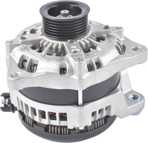 220A 12V المولد 6-الأخدود استبدال بكرة لفورد F-150 2011-2017 V6 3.5L 3.7L #1042110070 FL3T10300DA FL3T-10300-DA، FL3Z-10346-D GELUOXI in Saudi Arabia