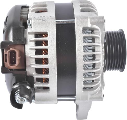 220A 12V المولد 6-الأخدود استبدال بكرة لفورد F-150 2011-2017 V6 3.5L 3.7L #1042110070 FL3T10300DA FL3T-10300-DA، FL3Z-10346-D GELUOXI in Saudi Arabia