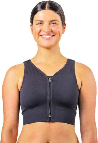 HuggerPRIMA Mastectomy Bra for Women | Post Surgery Compression Bra for Lymphedema | Front Closure | Wire-Free in Saudi Arabia