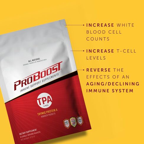 Thymic Protein A Powder Packets (4 McG TPA) – Immune System Support Supplement - All Natural, Non-GMO Formula - 30 Packets in Saudi Arabia