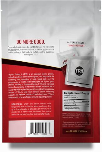 Thymic Protein A Powder Packets (4 McG TPA) – Immune System Support Supplement - All Natural, Non-GMO Formula - 30 Packets in Saudi Arabia