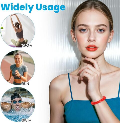 Giantree 150Pcs Colorful Wrist Keychain Bracelet, 10 Colors Stretchable Plastic Spiral Keychain Wrist Coil Key Chains for Office Beach Gym Pool Sauna ID Badge Outdoor Sports Exercise to Carry in Saudi Arabia