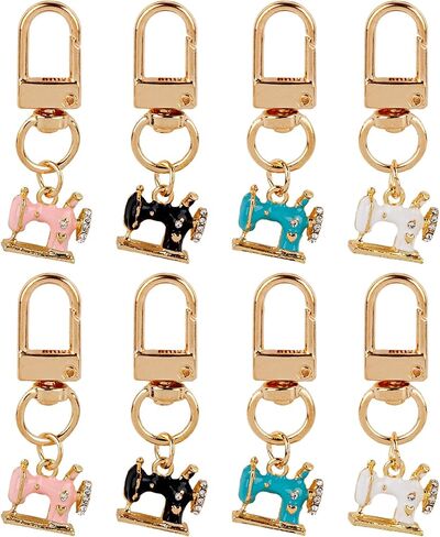 Framendino, Sewing Machine Keychain Enameled Charms Pendant Key Chains for Handbag Bag Decoration in Saudi Arabia