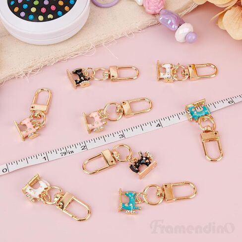 Framendino, Sewing Machine Keychain Enameled Charms Pendant Key Chains for Handbag Bag Decoration in Saudi Arabia