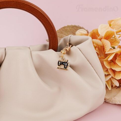 Framendino, Sewing Machine Keychain Enameled Charms Pendant Key Chains for Handbag Bag Decoration in Saudi Arabia