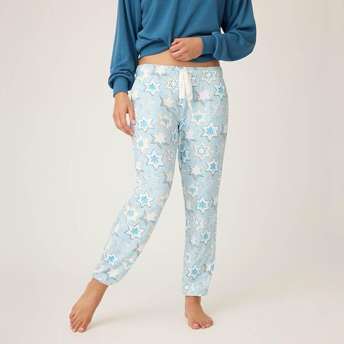 PJ Salvage womens You Had Me at Shalom Banded Pants in Saudi Arabia