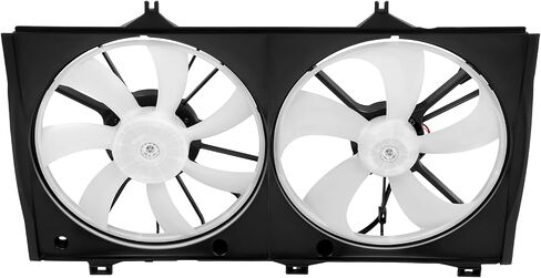 ASAPE Radiator Cooling Fan Radiator Condenser Fit for 2010-2011 for Toyota for Camry 2.5L, 2009-2016 for Toyota for Venza 2.7L, 6010195 in Saudi Arabia