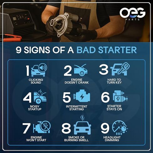 OEG Parts New Starter Compatible with 2002 2003 2004 KYMCO ATV MXER150 & 2005-2014 MXU150 & Others 495804 SCH0014 31210-LLB1-900 in Saudi Arabia