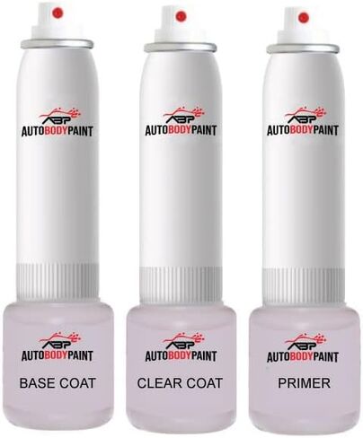 ABP Basecoat + Clearcoat + Primer Paint Compatible with Chevrolet Spark Bluebell Blue Metallic 727U in Kuwait